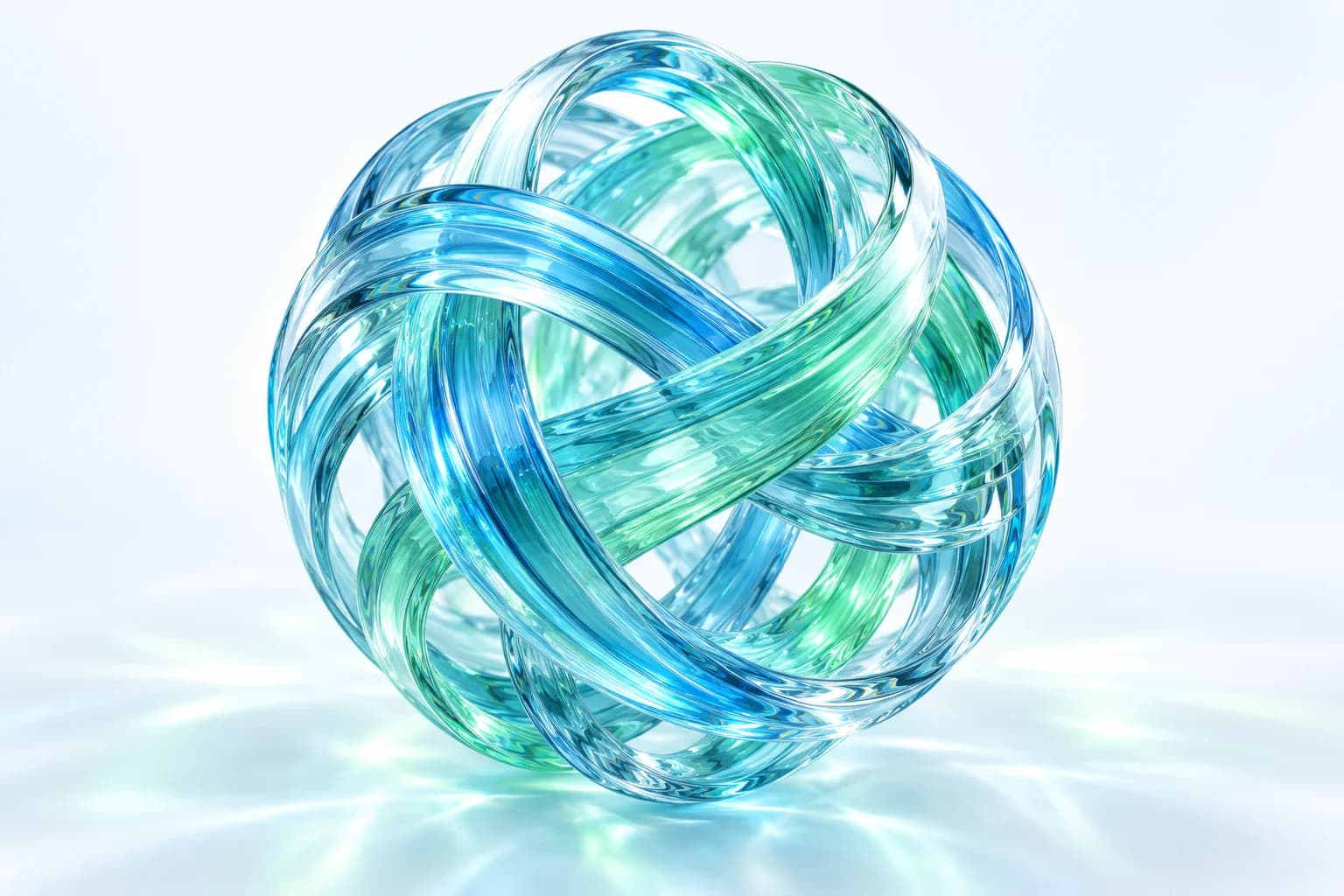 A blue glass optical core